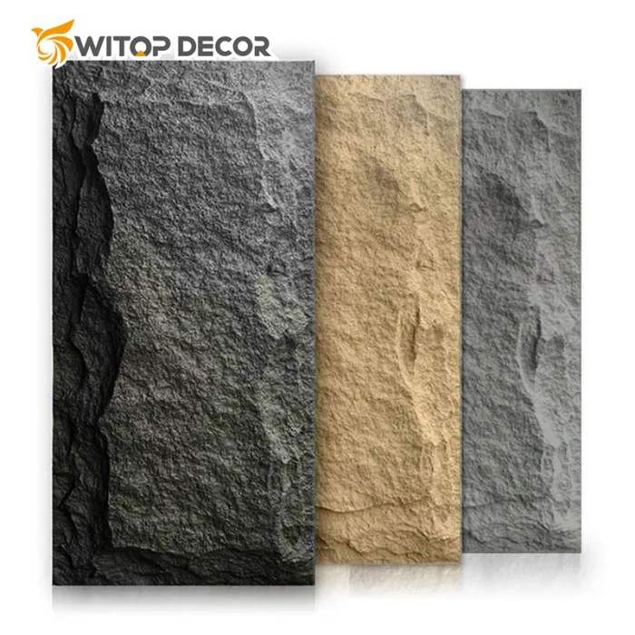 Pvc stone panels