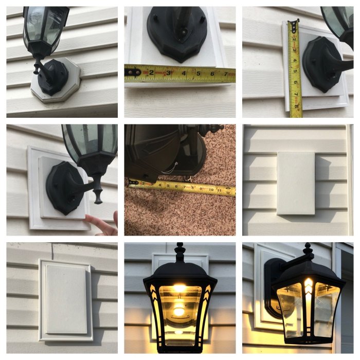 How to hang lights on vinyl siding